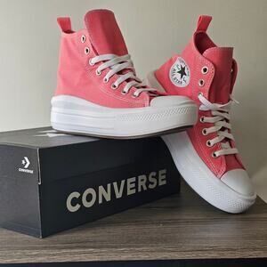 Converse Women's CTAS Move Hi Tops Size 7 Sneaky Pink NWT